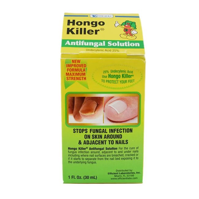 Hongo Killer Anti-fungal Solution - Skin & Nails Treatment - 1 Oz