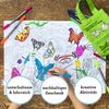 eatsleepdoodle colour & learn butterfly placemat to go