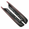 Front And Rear Mud Flaps Molded Splash Guards Fit 2005-2013 C6 Corvette