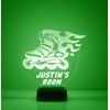 Roller Blade Lamp, LED Night Light - Personalized FREE, Inline Skate w/ Remote