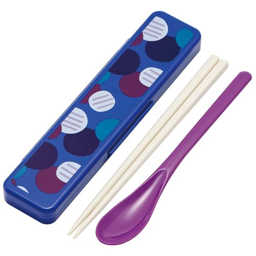 Skater CCS3SA Chopsticks & Spoon Set, Made in Japan, 7.1 inches (18 cm)