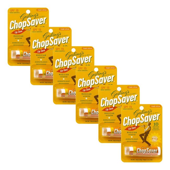 ChopSaver Lip Care Fresh Citrus, 0.15 oz