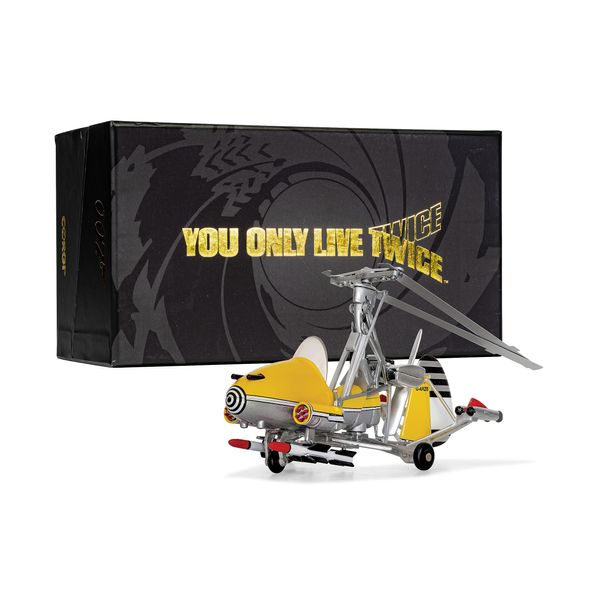 Corgi CC04604 James Bond Gyrocopter 'Little Nellie' Model Airplane - Diecast Planes & Aircraft Models for Ages 14+, Die Cast Plane, Toy Airplanes - Gift for Young Aviation Fans, Birthday Gifts for Him