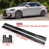 Glossy Black 86.6'' Side Skirt Extension Rocker Panel For E90 E92 E93 06-21