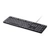 Monoprice Essential USB Keyboard - Black, Comfortable Key Action, Ideal Key Layout, Simple Wired Operation, Functional Form Factor