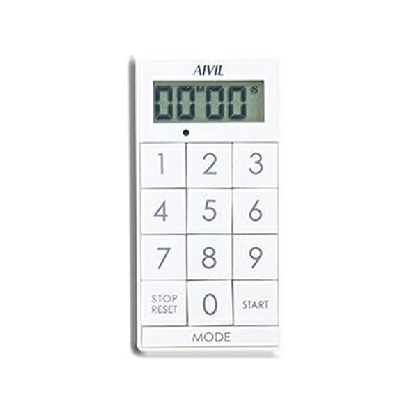 ibil Digital Timer Slim Cube White