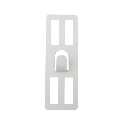 Wall Beauty P-4Shw Wall Hooks for Fixing to Drywall, P-4 White, No Noticeable Marks, Set of 2