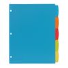 Avery® Big Tab™ Write & Erase Durable Plastic Dividers, 8 1/2" x 11", Multicolor Brights, 5-Tab