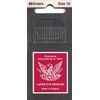 Colonial Needle HW250-10 16 Count Richard Hemming Milliners/Straw Needles, Size 10