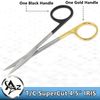 New Sharp Iris Scissors Straight TC 11.5cm Surgical Dental Surgery Dissecting CE