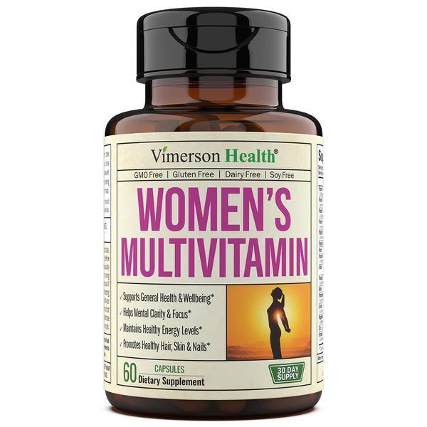 Multivitamin for Women - Women's Multivitamin & Multimineral Supplement for Energy, Focus, Mood, Hair, Skin & Nails - Womens Daily Multivitamins A, C, D, E, B12, Zinc, Calcium & More. Women's Vitamins
