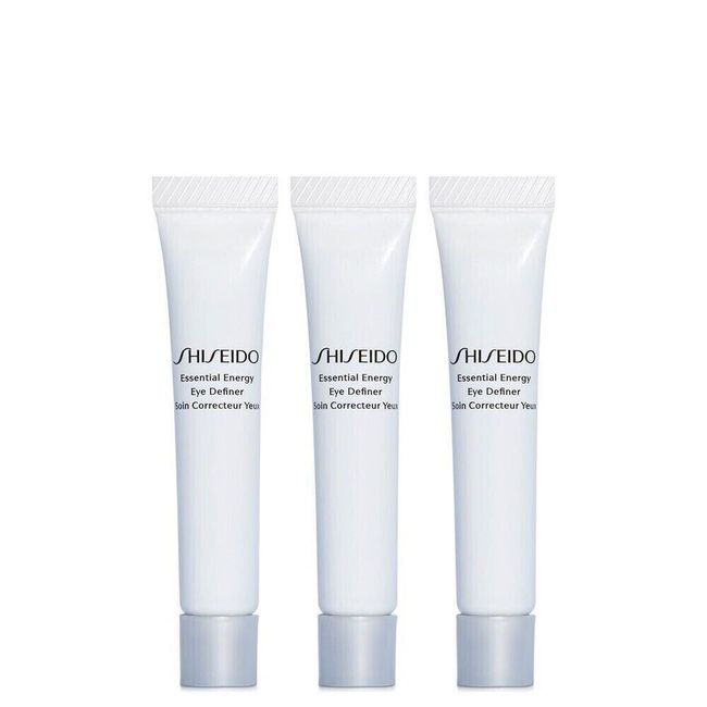 3 x Shiseido Essential Energy Eye Definer Soin Correcteur Yeux (Eye Cream) 5ml