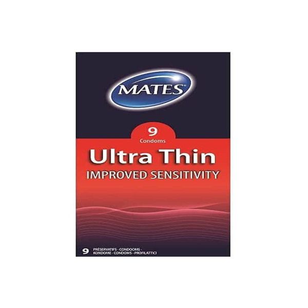 Mates Ultra Thin Condoms 9 Pack