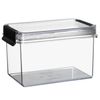 Plast Team Oslo System Box 1,2 L, Kunststoff, weiß/schwarz, Einheitsgröße