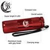 Night Owl LED Torch, Pocket Torch, Very Bright Torch, Aurora - Red
