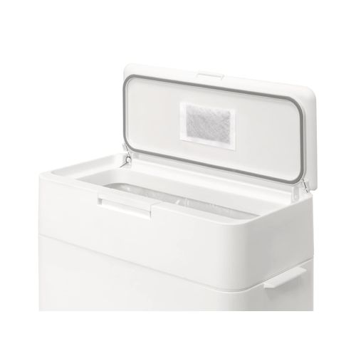 like-it LBD-99 Trash Can with Lid, Deodorizing, Odor Prevention, (W x D x H) 2.0 x 0.2 x 3.5 inches (5 x 0.5 x 9 cm), Made in Japan, With Double-Sided Tape