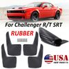 4X For Dodge Challenger R/T SRT Fender Splash Guards Mud Flaps HEAVY DUTY RUBBER