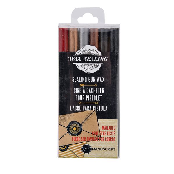 Manuscript Gun Wax, Pack of 6, Multicolor