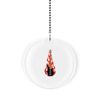 Electric Guitar Flames Fan/Light Pull
