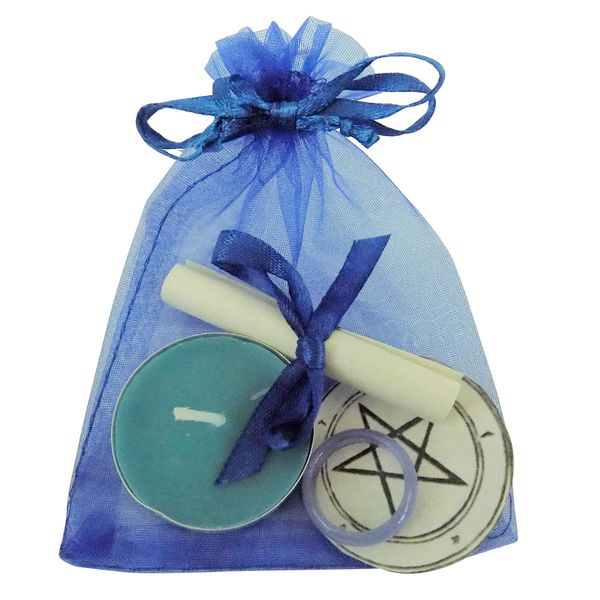 Agate Ring Witchcraft Spell Kit to Lift Depression Created by a Practicing Witch