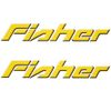 Tracker Fisher Boat Decal 130580 | Emblem Sticker (Pair)