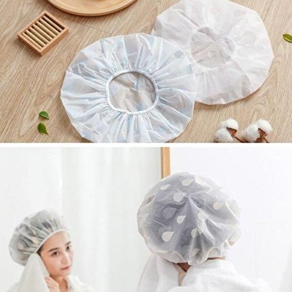 Hair cap shower cap waterproof vinyl hair shampoo cap_WC7EE65