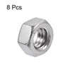 Sourcingmap Hex Nuts, 1/2-12 BSW 304 Stainless Steel Thread Hexagon Nut 8pcs