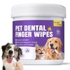 BuddyCheer 50 Pet Wipes - Easy & Quick Teeth Cleaning Solution for Dogs and Cats