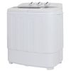 Portable Compact Washer & Dryer with Mini Washing Machine and Spin Dryer, White