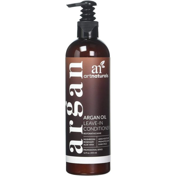 artnaturals Argan Oil Leave-in Conditioner, for Dry, Damaged, Brittle Hair, 12 fl oz (355 ml)