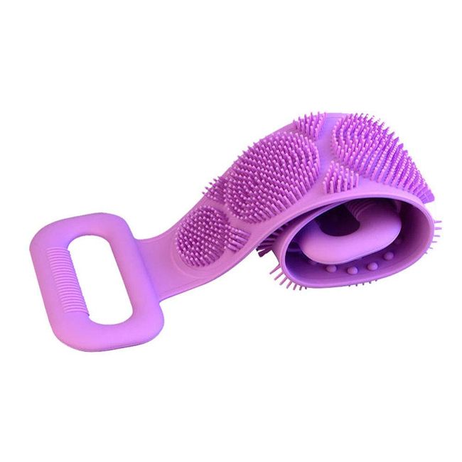 ChicSoleil Body Brush, Silicone, Exfoliating Towel, Back Brush, Bath Brush, Bath Goods, Shower Brush, Exfoliating Bath Brush