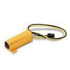 AJP Distributors (SINGLE) 50W 8ohm Hyper Flashing Turn Signal Blinking Flickering Cancel Bulb Error Code Load Resistor Decoder Fix Compatible/Replacement For AJP Distributors LED Tail Lights Lamp Only