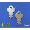 Skeleton Paper Towels Tissue Dispenser Key  2 PACKS  NEW