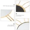 PACKOVE Ear Wall-Mounted Handheld Mirror Dual Purpose Makeup Mirror for Students Decorative Design