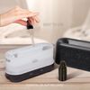 Earnest Living Essential Oil Diffuser Classic Flame Diffuser 200ml Timers Night Lights and Auto Off Function Home Office Humidifier Aromatherapy Diffusers for Essential Oils Black