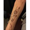 Stencil per tatuaggi in rete, riutilizzabili, 10 fogli