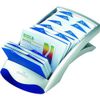 Durable Visifix Desk Business Card File Indexed Capacity 200 Silver Ref 2413/23