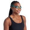 Zoggs Racer Titanium Green Black Mirrored Gold