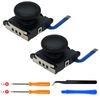 Switch Analog 3D Joystick Replacement & Repair Tool Kit for Switch/Switch OLED/Joy-Con/Switch Lite Controller, Mcbazel 2PCS Joysticks Tri-Wing & Cross Screwdriver Repair Tools
