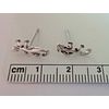 Sterling Silver 12x8mm Small Gecko Lizard Studs Earrings! Southwest!