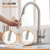 OWOFAN Touch Kitchen Faucets with Pull Down Sprayer Single Hole Deck Mount Tap