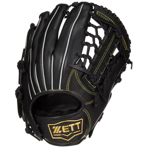ZETT BRGB35530 Soft Steer All-Round Baseball Grab, Black (1900), Right Throw