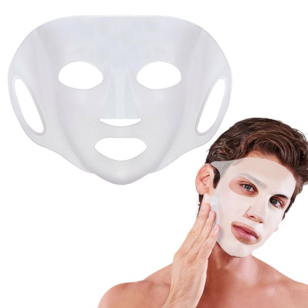 Gesichtsmasken-Abdeckung, Silikon Maske Silikon Gesichtsmaske für Männer Frauen Gesicht Silikonmaske für Sheet Maske