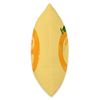 Vitamin C orange Throw Pillow