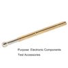 100 Pcs Pogo Pins P125‑D Spring Test Probes Big Round Head Type 2.0mm Diameter Test Tools PCB Testing Pin