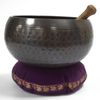 Ancient Wisdom Velvet Singing Bowl Cushion - Approx 11cm