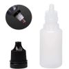 kuou 100 Pcs Squeezable Dropper Bottles, Translucent Plastic Eye Liquid Empty Dropper 10ml