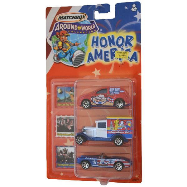 Matchbox Around The World, Honor America 3 Pack