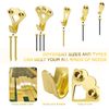 VooGenzek 44 PCS Assorted Metal Picture Hook Kit, Versatile Frame Hanging Hook Hardware with Nails, for Mirror Fixing