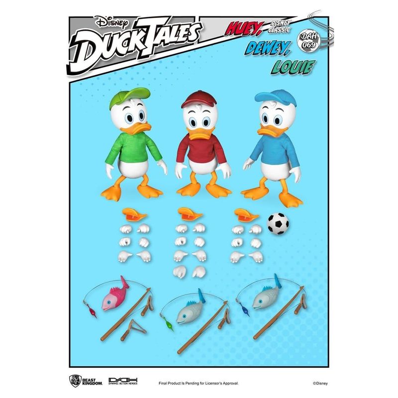 Beast Kingdom DuckTales: Huey, Dewey and Louie DAH-069 Dynamic 8ction ...